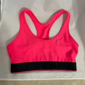 Under Armour Neon Pink Sports Bra